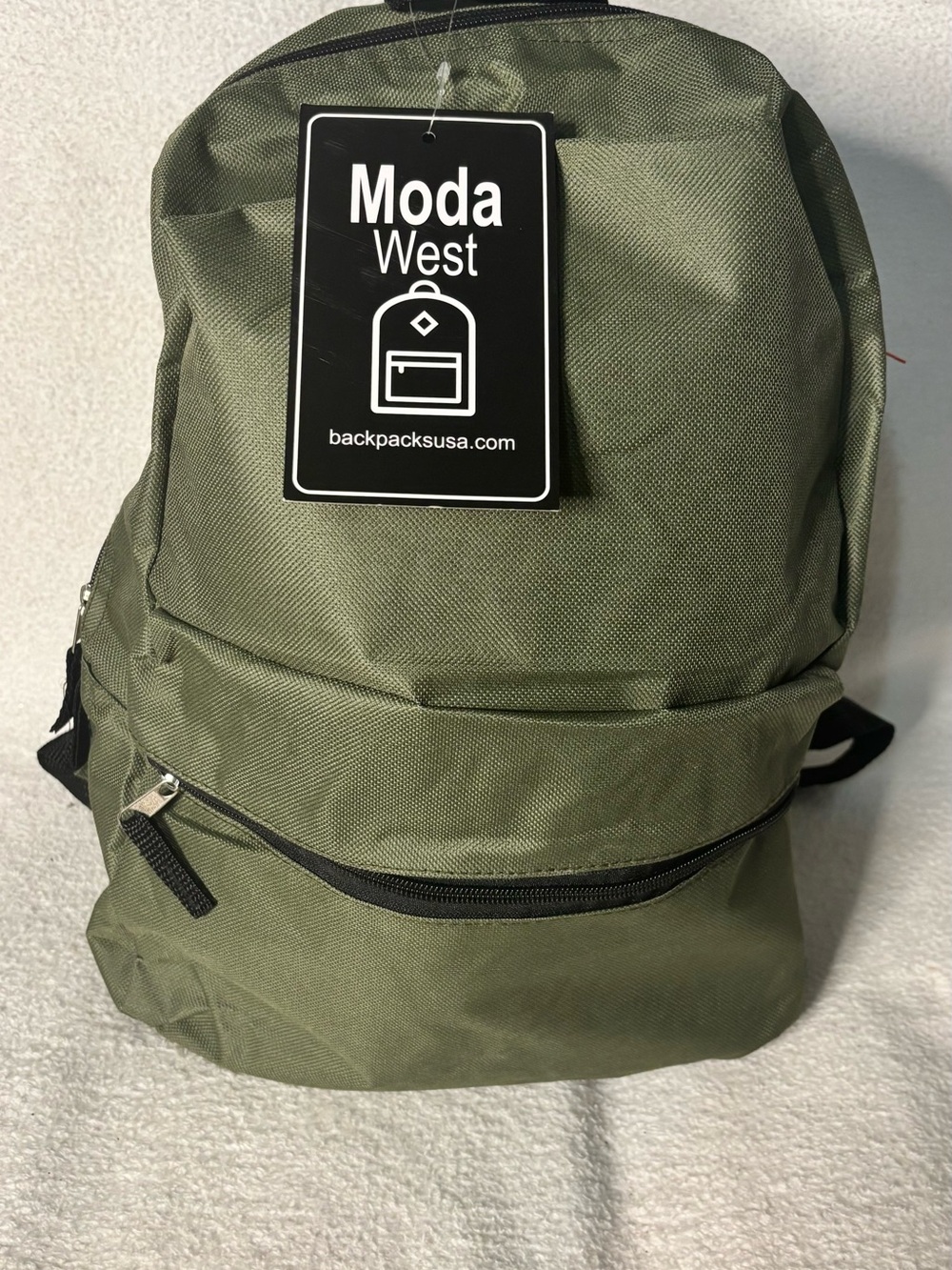 Olive Green Men's Backpack – Everyday Commuter Pack